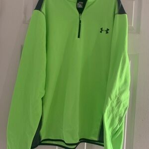 Under Armour Men's 1/4 zip coldgear loose light weight shirt size XL euc
